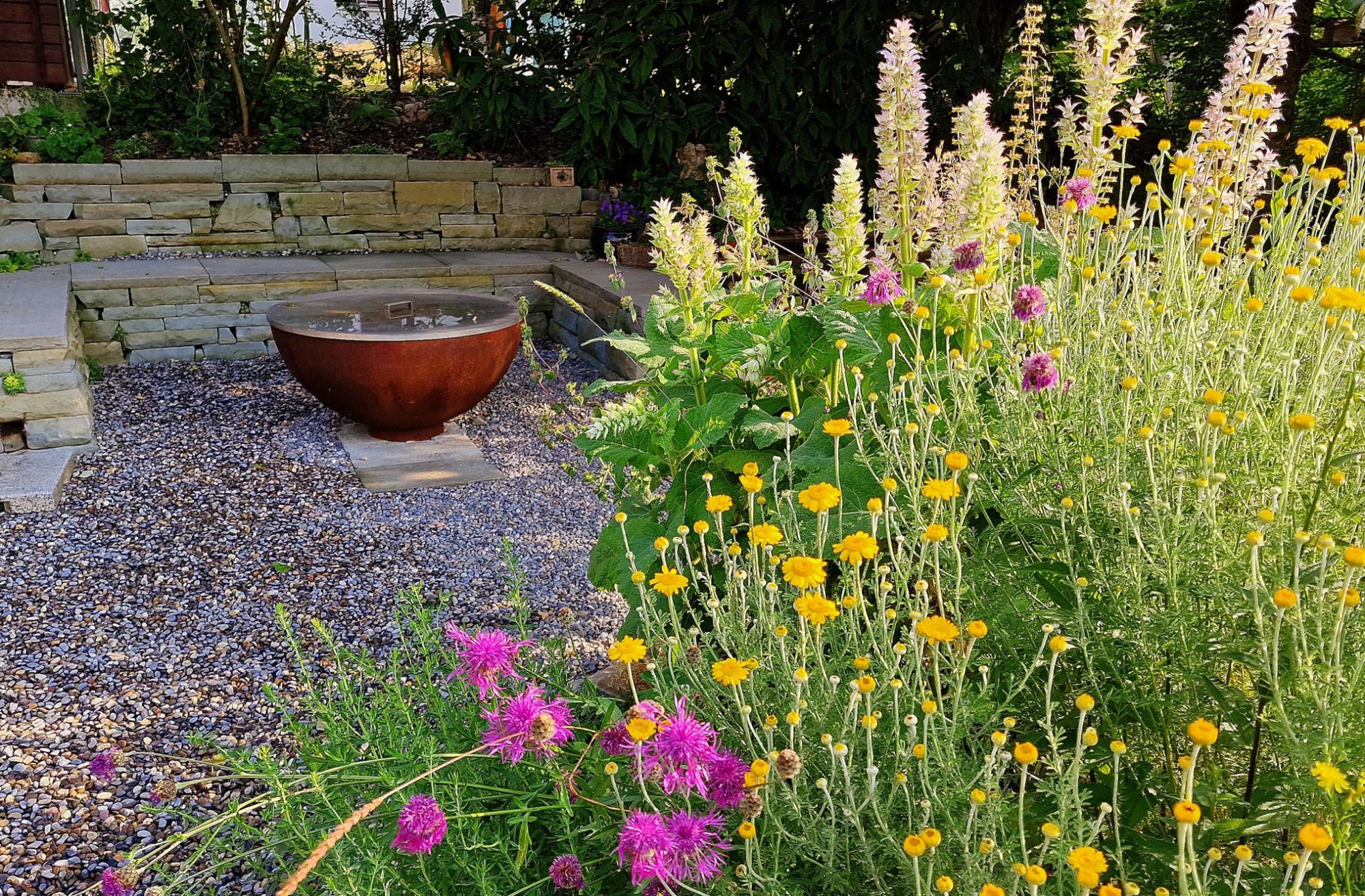 Die Natur im eigenen Garten geniessen